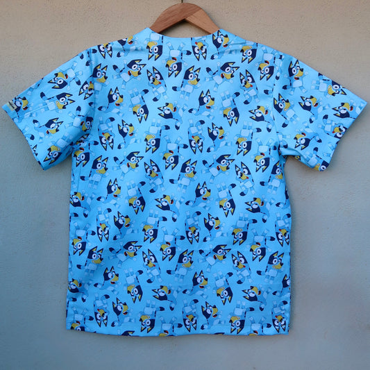 Just Bluey Scrub Top ππ©΅