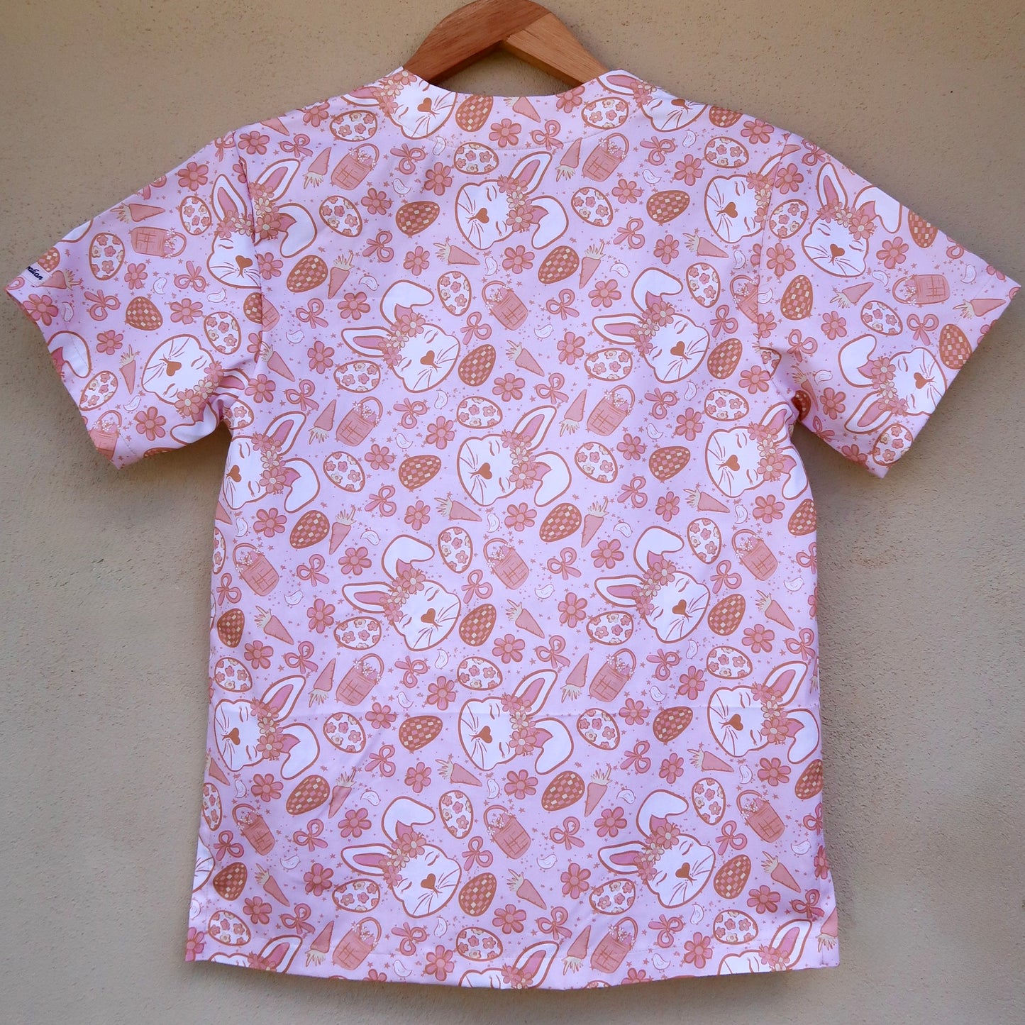 Boho Easter Scrub Top ππ°