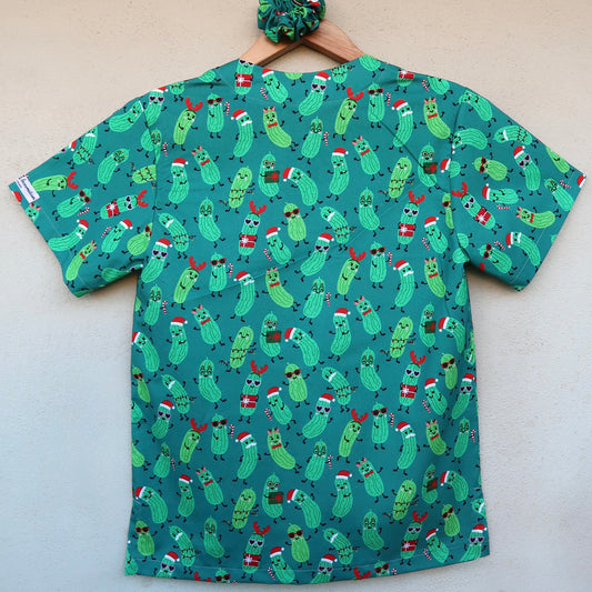 Chrissy Pickle Scrub Top π₯