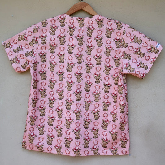 Cowgirl Highland Scrub Top 🎀