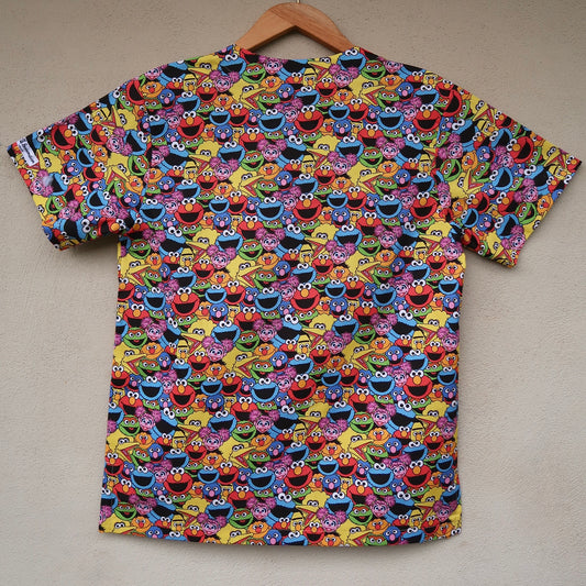 Sesame Scrub Top 🌈