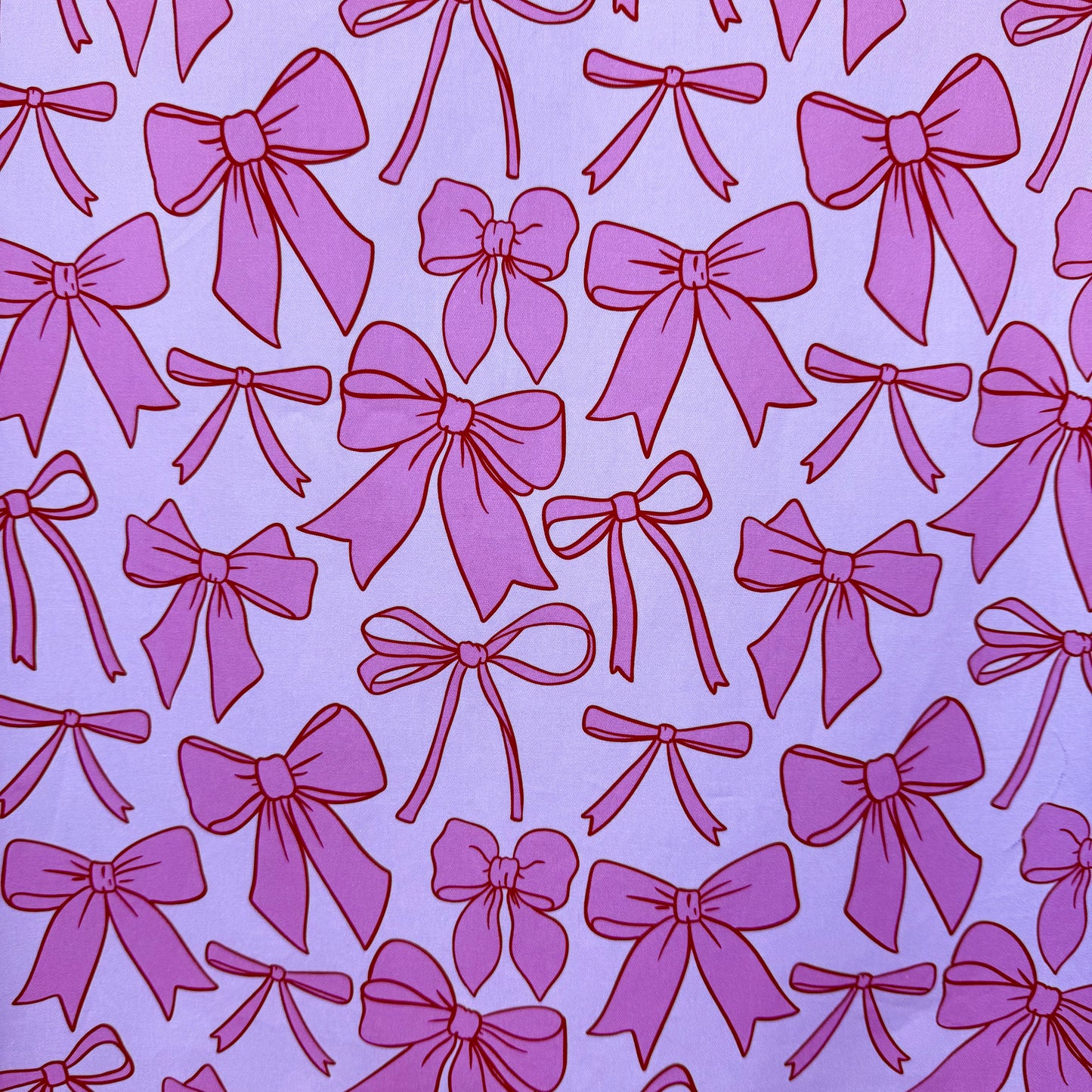 Pink Bow Scrub Top ๐