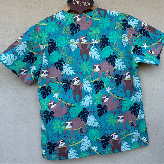 Sloths Scrub Top π¦₯ (XS only)