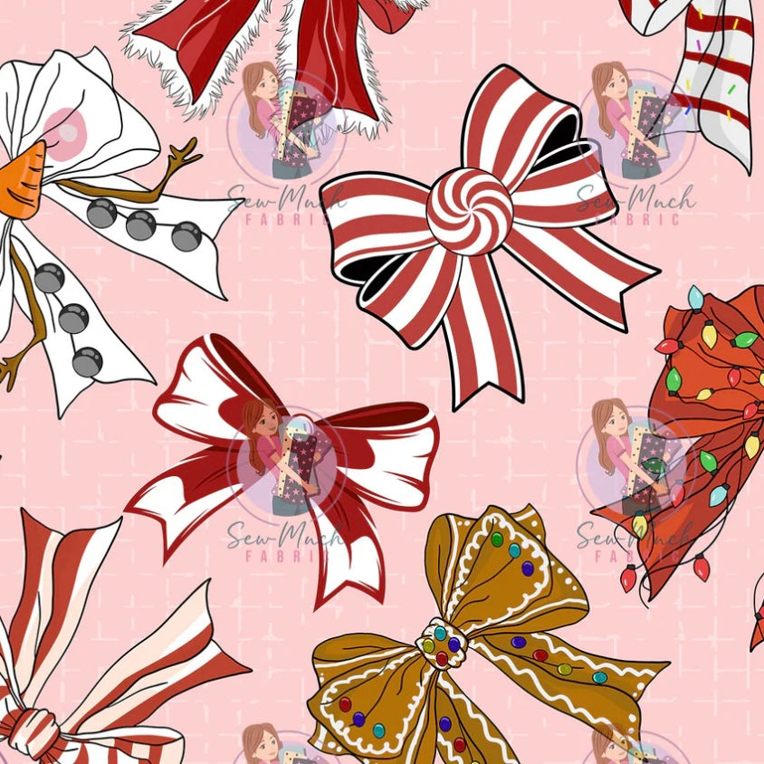 Festive Bows Scrub *Top* ππ