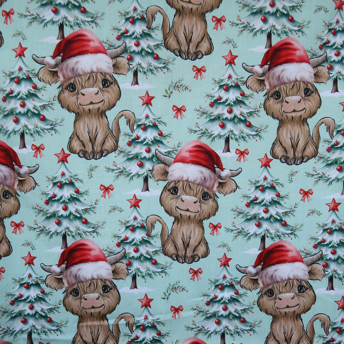 Christmas Highland Scrub Top 🎄