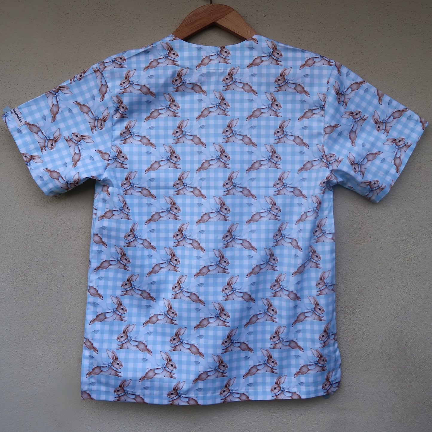 Blue Bunny Scrub Top 🩵🐰