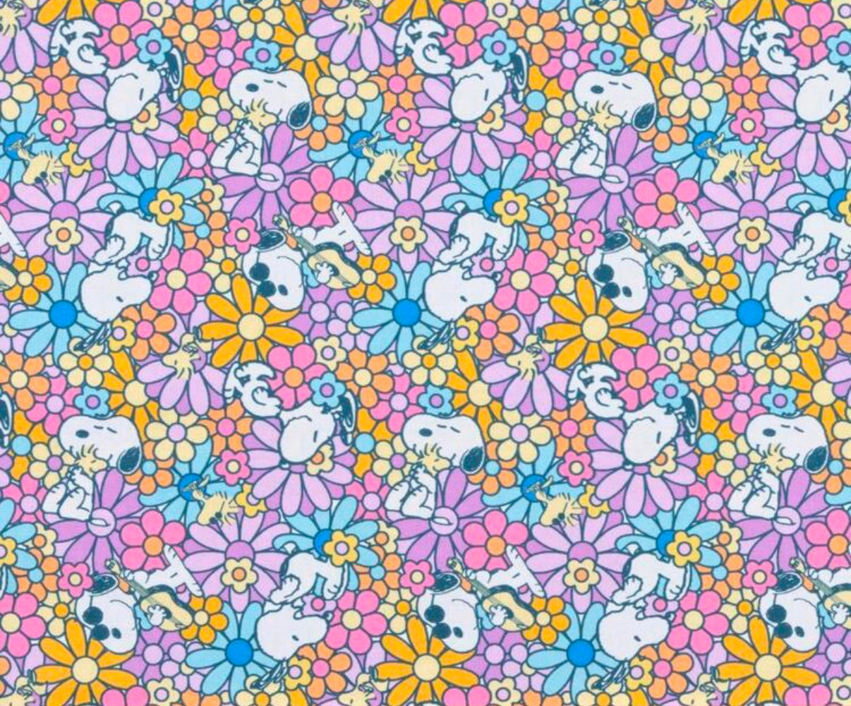 Floral Snoopy Scrub *Top* 💜
