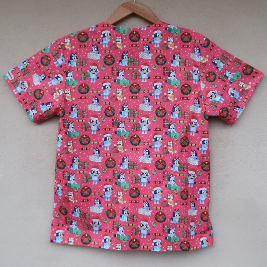 Bluey Chrissy Scrub Top 🎁