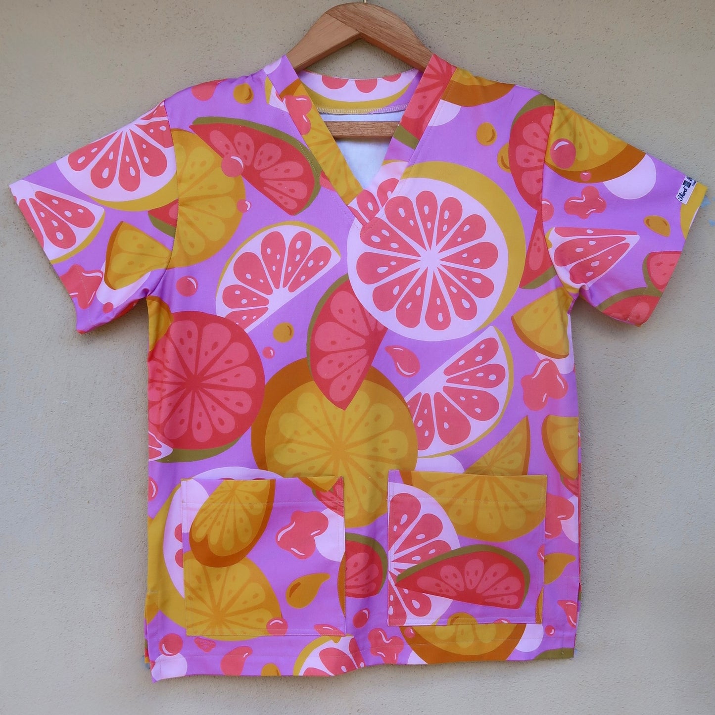 Fruit Punch Scrub Top 🍊🍋