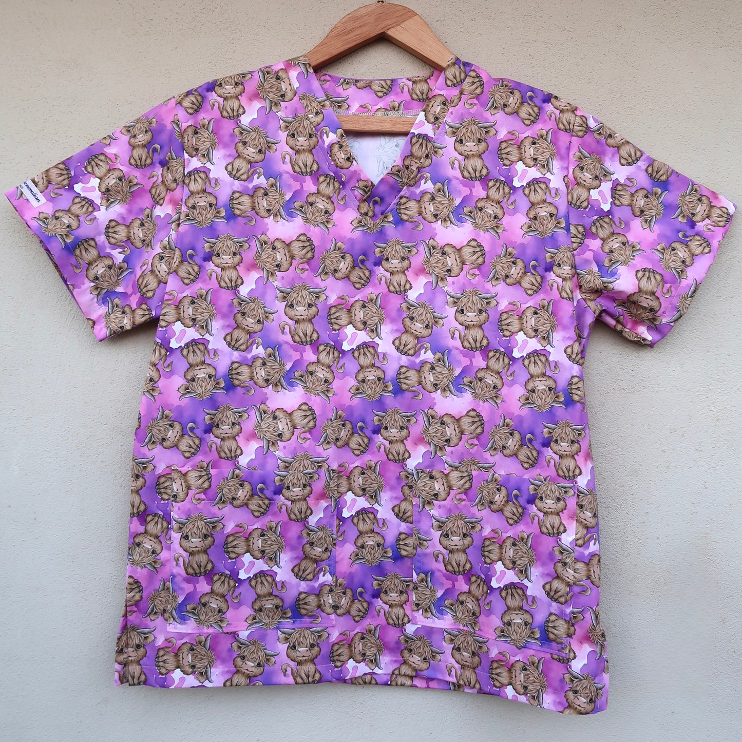 Purple Highland Scrub Top 💜