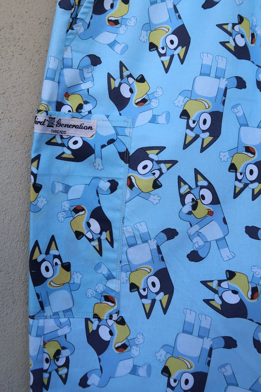 Just Bluey Scrub Pant 🩵💙