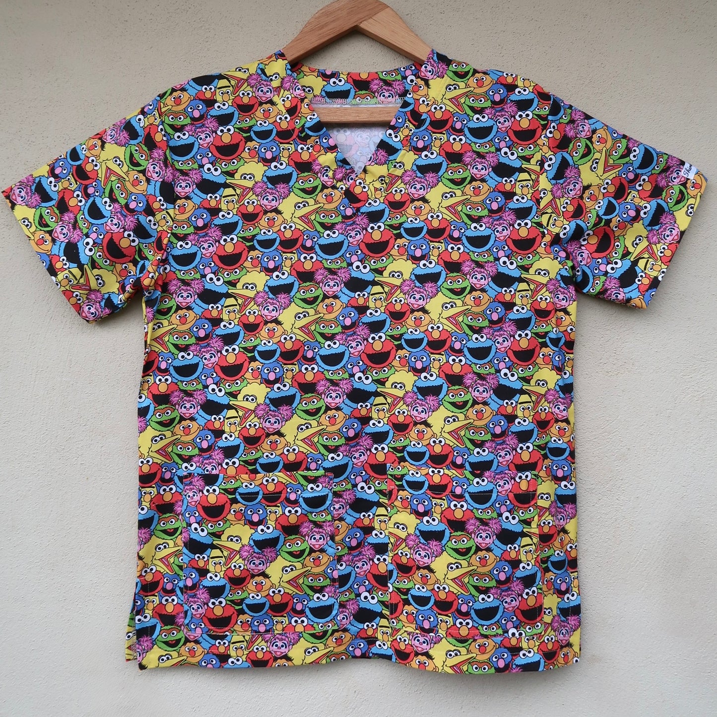Sesame Scrub Top 🌈
