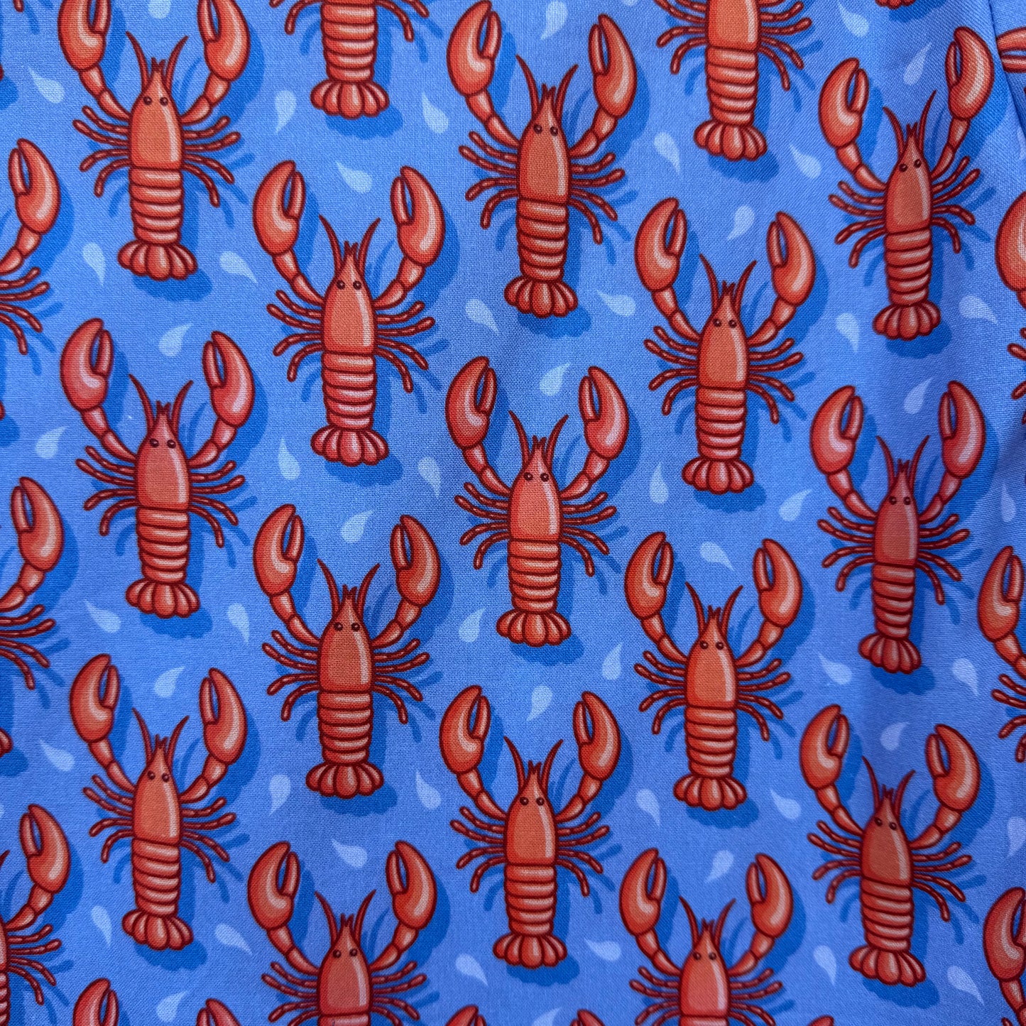 Rock Lobster Scrub Top 🎶🦞