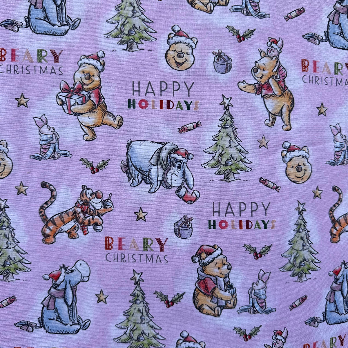 Pink Winnie the Pooh Scrub *Pant* 🧸🎀🎄