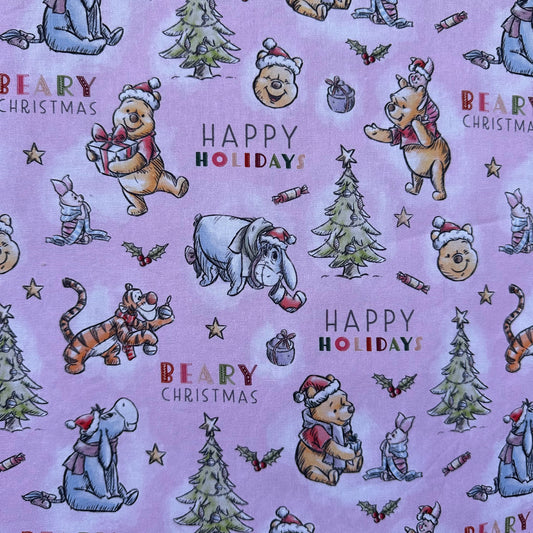 Pink Winnie the Pooh Scrub *Pant* 🧸🎀🎄
