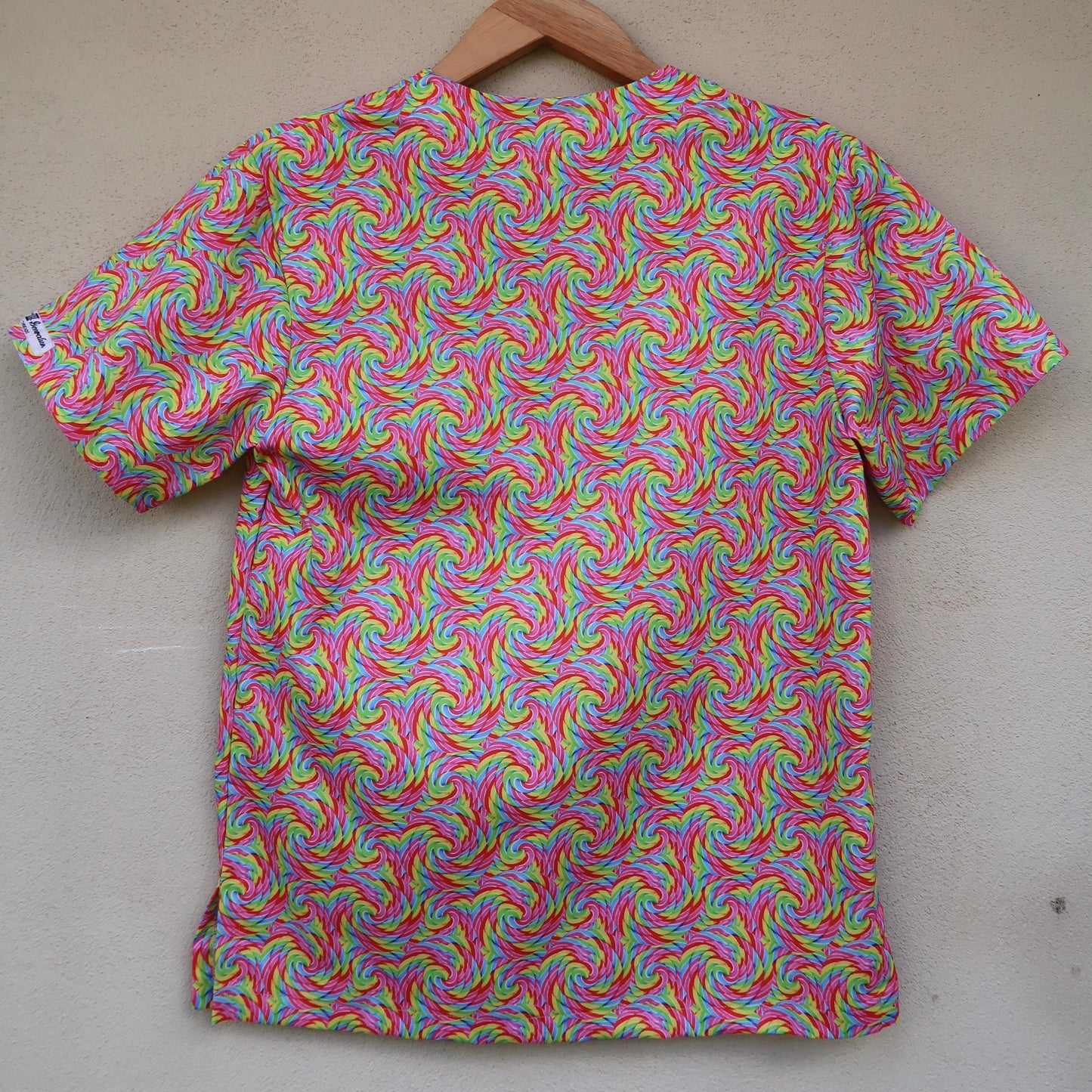Rainbow Lollipop Scrub *Top* 🌈 (XS only)