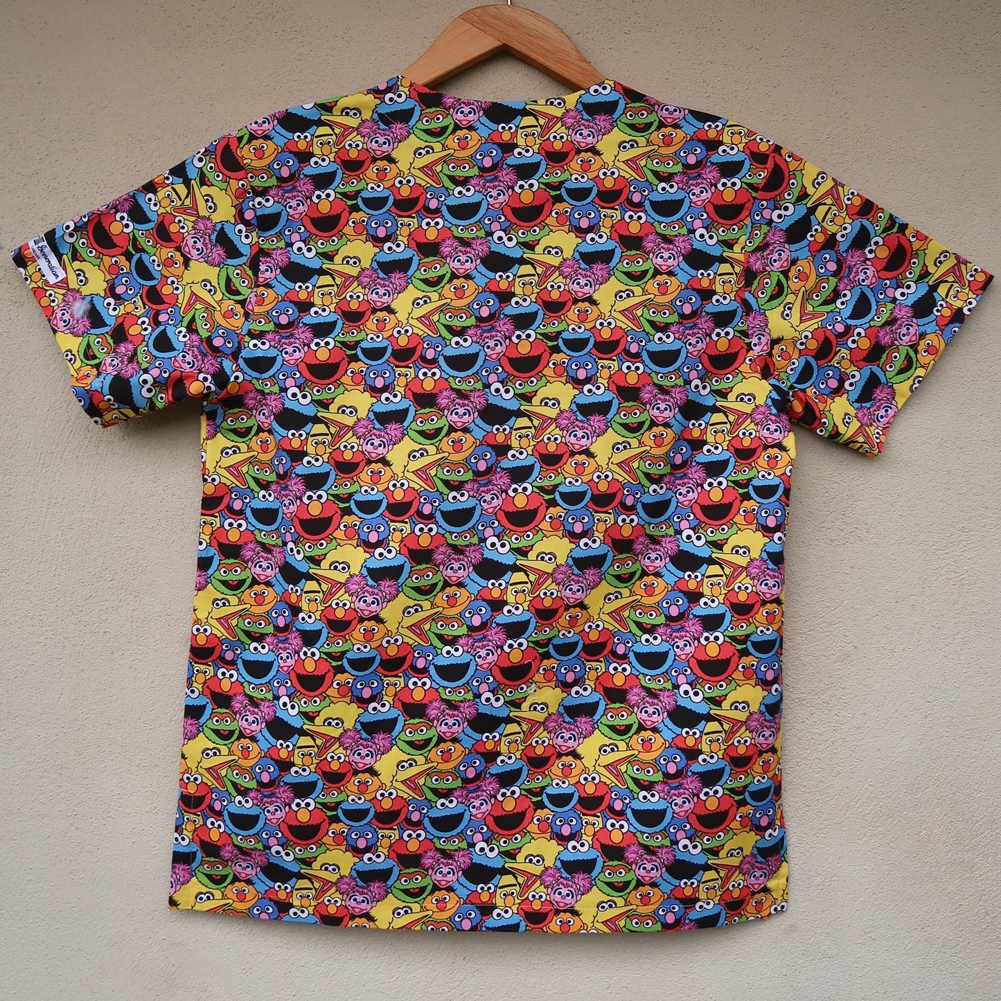 Sesame Scrub Top 🌈