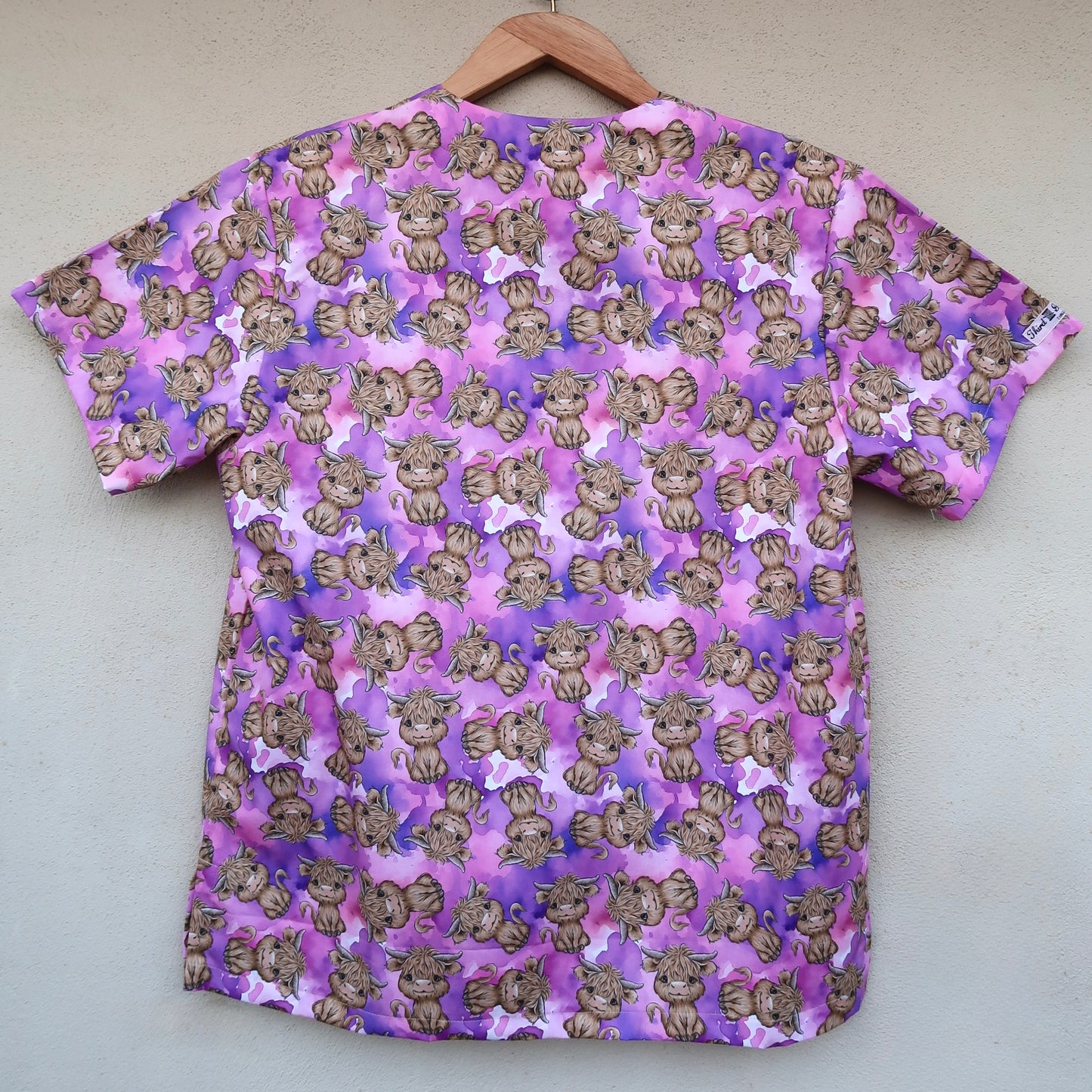 Purple Highland Scrub Top 💜