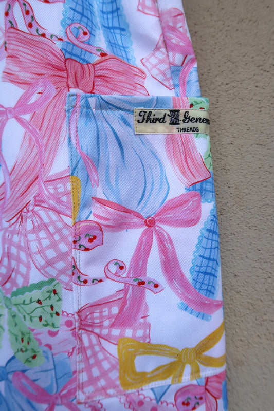 Bow Scrub Pant 🎀🎗️