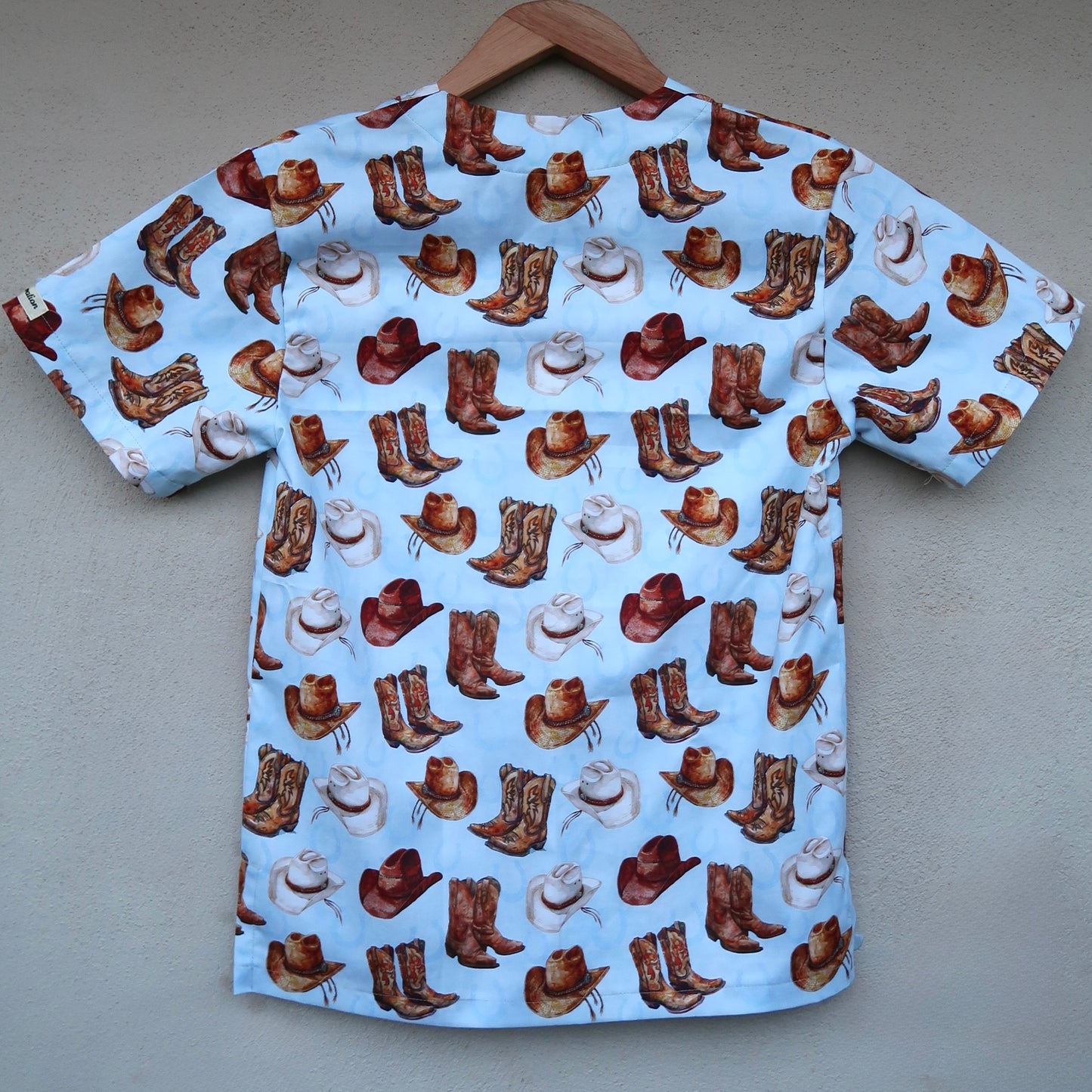 Giddy Up Scrub Top 🤠