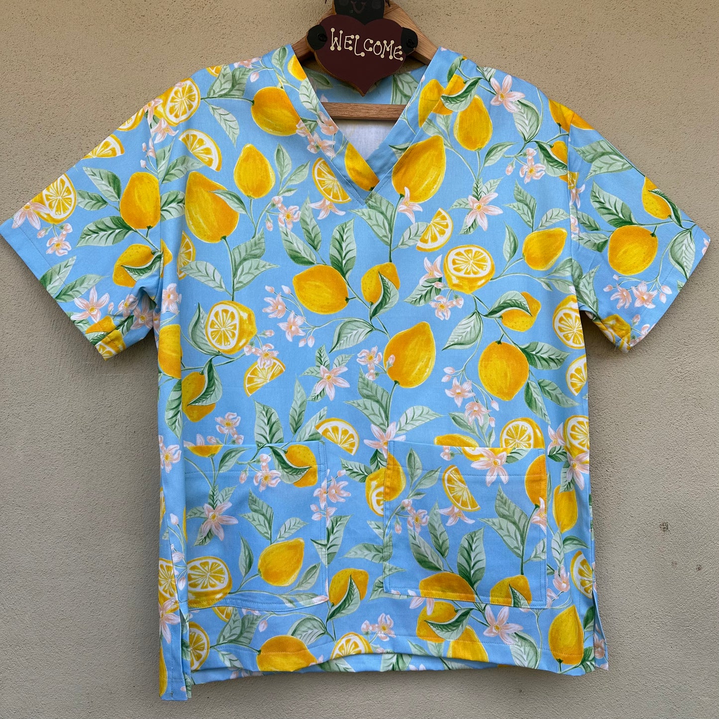 Lemon Scrub Top 🍋