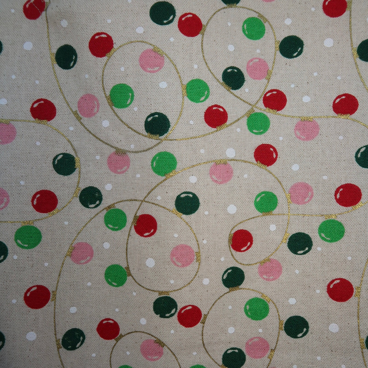 Christmas Bauble Lights Scrub Top 🎄