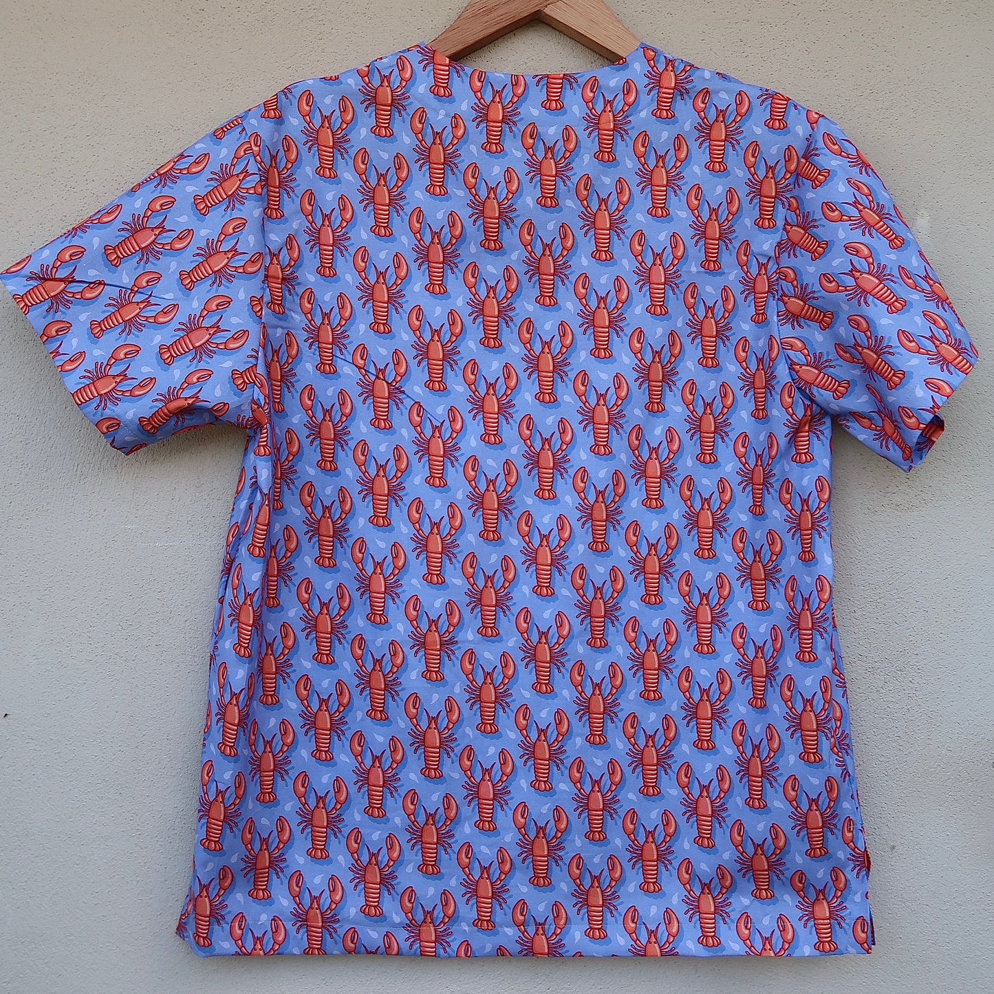Rock Lobster Scrub Top 🎶🦞