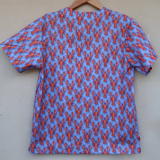 Rock Lobster Scrub Top 🎶🦞