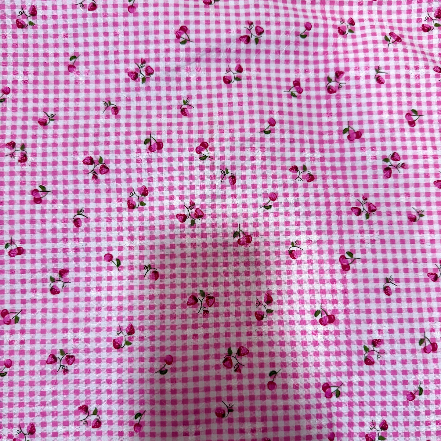 Pink Embroidered Scrub *Pant* 🍒🍓